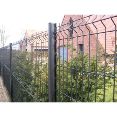 Ensemble de panneaux de clôture de jardin avec poteaux 669x146 cm